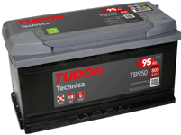 Startbatteri Tudor TB950 Technica 95 Ah