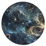 Slipmat Tapis de Tourne-Disque en Caoutchouc Nebula - Tapis pour Gramophone 30,5 cm (12")