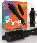 SBB Style Tools Dry & Style 1200w Hot Air Styler 4-in-1 Hair Dryer Brush New