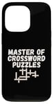 iPhone 13 Pro Puzzle Lover Master of Crossword Puzzles Case