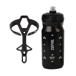 ZEFAL Pack Pulse L2 et Sense Soft 65 Noir - Pack Hydratation avec Bidon Vélo et Porte Bidon Velo - Porte Gourde Velo avec Gourde Eau - Noir, 89 g - Fabriqué en France