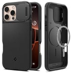 Spigen Optik Armor MagFit Case for iPhone 16 Pro Max, Compatible with MagSafe Accessories - Black