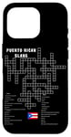 iPhone 16 Pro Puerto Rican Slang Crossword Puzzle Fun Case