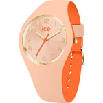 Ice-Watch - ICE duo chic Peach fuzz - Montre couleur pêche pour femme avec bracelet en silicone - 023277 (Small)