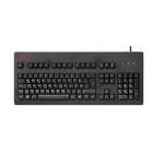 CHERRY KW 9200 MINI, Clavier compact multi-appareils jusqu’à 4 appareils différents, Disposition belge (AZERTY), connexion par Bluetooth, technologie radio ou filaire, Noir