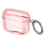 AirPods 4 Skal med Krok - Transparent Rosa