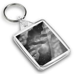 IP02 Passport Keyring BW - Collagen Triple Helix Molecule Science  #37231