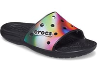 Crocs Classic Solar Womens Flip Flops Black 9 UK