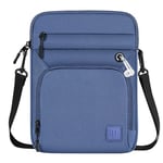 Dadanism 9-11 Inch Tablet Sleeve Bag with Shoulder Strap for iPad 10th Gen 10.9", iPad 9/8/7th Gen 10.2", iPad Air 11", iPad Pro 11" M4 M2 2024, iPad Air 5/4 10.9", Galaxy Tab A9+ Plus 11", Dark Blue