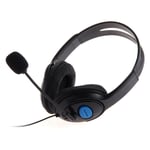Headset OverHead Headphones with Mic for Live Chat For PlayStation 4, xBox One