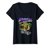 Womens Tales of the Teenage Mutant Ninja Turtles Donnie Graffiti V-Neck T-Shirt