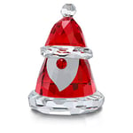 Swarovski Santa Claus Ornament, Red and Clear Crystal Figurine, from the Holiday Cheers Collection