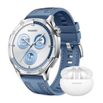 HUAWEI WATCH GT 5 46mm Blue+Extra FreeBuds 5i, Smartwatch, All-new Running and Cycling Sports, Health Tracking, up to 14 Days Battery Life, Compatible with iOS and Android