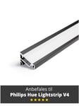Light Solutions Aluminum Strip - Model C til Philips Hue and LIFX - 1 meter