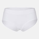 Hipster Truse Bomull, Uten Strammende Strikk - White - XL