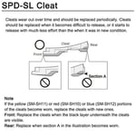 Shimano SH12 SPD-SL 2 Degree Float Cleats Clipless Pedal Road Cycling Shoes Part