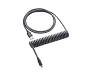 CableMod Classic Coiled Cable USB A to USB Type C, Carbon Grey - 150cm