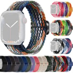 SKALO Flätat tygarmband Apple Watch Series 1-3 38mm - Fler färger multifärg