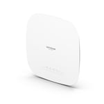 NETGEAR Points d'accès WiFi 6 PoE+ (WAX618) - WiFi 6 Tri Band AX3000, Borne WiFi 6, Port Ethernet 2,5 G, 802.11ax, MU-MIMO, Gestion à distance Insight 4 ans compris, PoE+ Adaptateur Secteur en Option