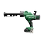 hikoki power tools fugepistol ac18da 18v 2,0ah med batteri og lader 600ml