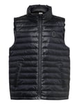 Shiny Light Padded Down Vest Fodrad Väst Black GANT