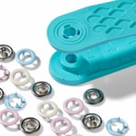 Prym Jersey Trykknapper Ring Ass. Pastell 8mm - 21 stk