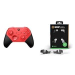 Xbox Elite Bluetooth Wireless Controller Series 2 - Core Edition (Red) + SCUF Elite Series 2 Paddles for Elite Series 1 & 2