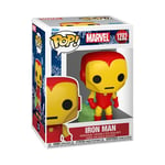 Funko Pop! Marvel: Holiday - Iron Man with Bag - Figurine en Vinyle à Collectionner - Idée de Cadeau - Produits Officiels - Jouets pour Les Enfants et Adultes - Movies Fans