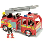 Le Toy Van Fire Engine, brannbil med stige i tre