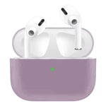 Apple AirPods Pron erittäin ohut silikonikotelo - Lilac Pinkki