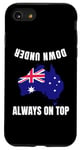 Coque pour iPhone SE (2020) / 7 / 8 Down Under porte toujours une carte amusante de l'Australie