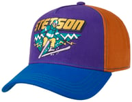 Stetson Ski Trucker Colour Block Cap Blue/Orange/Purple, OSFA