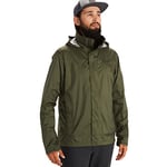 Marmot PreCip Eco Jacket F22 Imperméable, Veste de Pluie Homme, Hardshell, Coupe Vent, Respirant, Vert (Nori), L