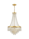 John Lewis Heera Large Chandelier, Vintage Gold