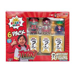 Ryan's World: Titan Universe Mystery Figures (Pack of 6) | Discover Ryan's Titan Universe! | Collectable Surprise Toy | For Kids Aged 3+
