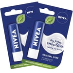 Nivea Essential Care Lip Balm 4.8g Pack of 2