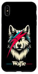 Coque pour iPhone XS Max Wolf Rock Music Concert Band Retro Novelty Funny Wolf