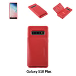 Coque arri�re pour Samsung Galaxy S10 Plus - Rouge