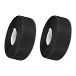 2 Pack Caulk Tape Sealant Strip PVC Self-Adhesive 0.9 inch x 20 ft Black