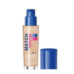 Rimmel - Fond de Teint Match Perfection - Couvrance Légère - Hydratation 24H - 101 Classic Ivory - 30ml