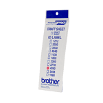 BROTHER Printer Label White (ID4090)