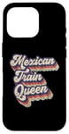 iPhone 16 Pro Mexican Train Queen Board Game Dominoes Lover Domino Player Case