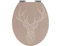 Wenko Bidébräda Stag Toalettsits, Mdf/Bambu, Wenko