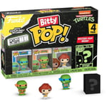 Pack de 4 figurines Bitty Pop! Tortues Ninja : Leonardo