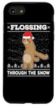 iPhone SE (2020) / 7 / 8 Flossing Through The Snow Sloth Ugly Christmas Sweater Floss Case