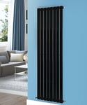 NRG 1800x544 Vertical Flat Panel Designer Radiators Central Heating Rad Black