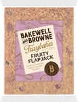 BAKEWELL and BROWNE Tray Bake of Fruity Flapjacks, Ideally Served with Refreshing Milk, Coffee or Tea, Hand Baked in the UK, Vegetarian Friendly, 375 g Tray