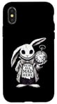 iPhone X/XS Alice in Wonderland - We're All Mad Here Rabbit Hatter Quote Case