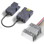 Injecteur PoE GigE 150W avec protection contre les surtensions ESD 12V &agrave; 48V DC, convertisseur &eacute;l&eacute;vateur, Kit d'adaptateur Ethernet pour Dish V2