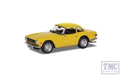 VA14702 Corgi 1:43 Scale Triumph TR6 (Hard Top), Mimosa Yellow